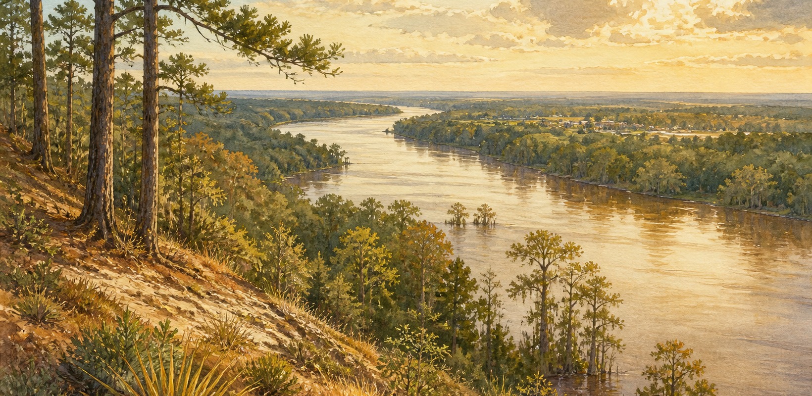 Apalachicola River bluff near Blountstown